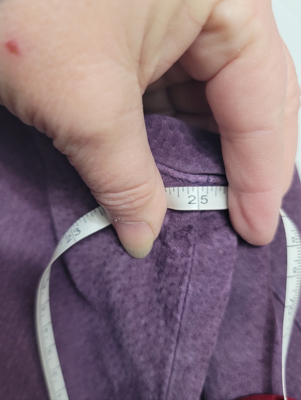 Fashion Bug Plum Purple Suede Zip-Front Jacket. Size 18 - Picture 8 of 12